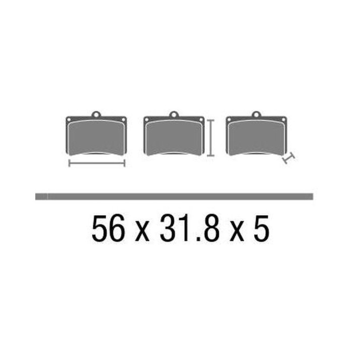 Set Pastiglie Brembo Sint. Off-road Racing 07gr84sx