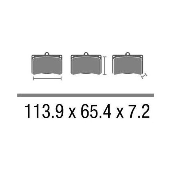 Set Pasticche Brembo 07hd0105 Cc Carbon Ceramica Nd