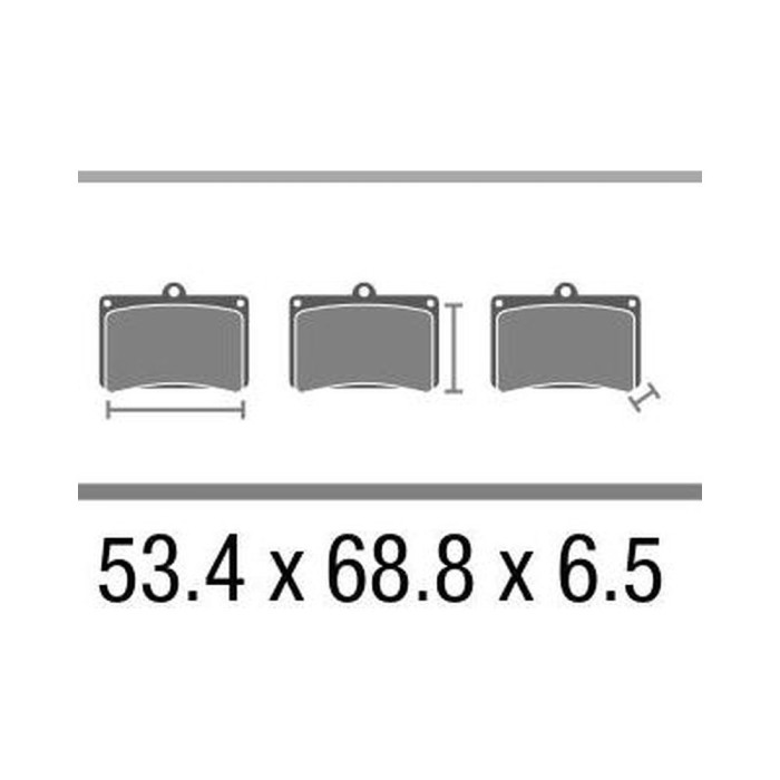 Set Pasticche Brembo 07hd0202 Cc Carbon Ceramica Hd 883 Sportster 70/83