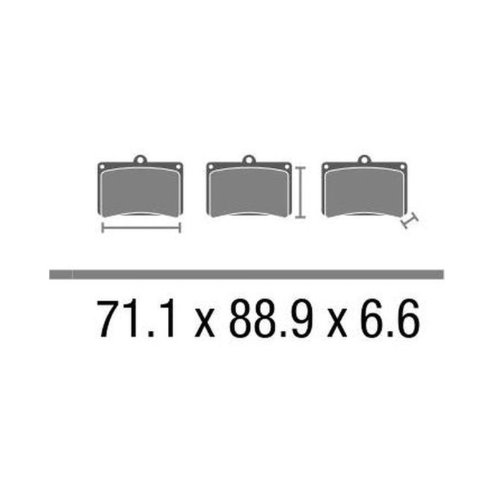 Set Pasticche Brembo 07hd0303 Cc Carbon Ceramica Nd