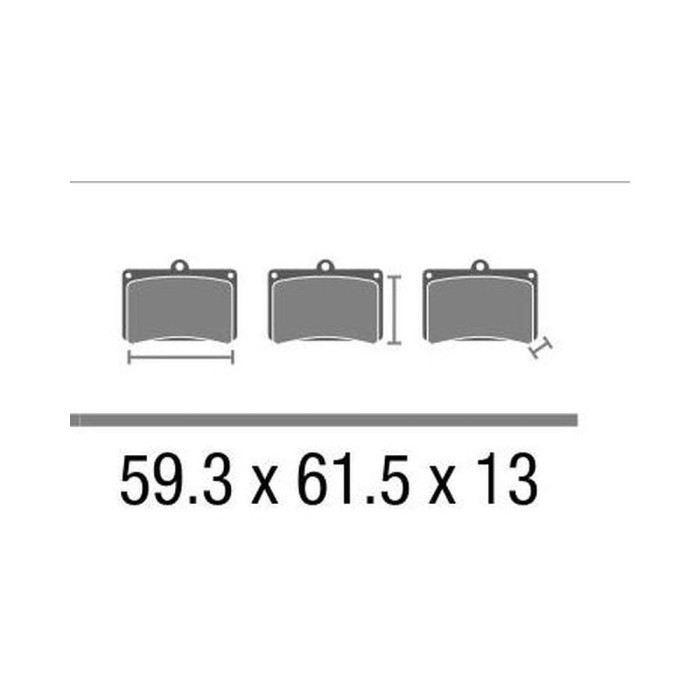 Set Pasticche Brembo 07hd0614 Cc Carbon Ceramica