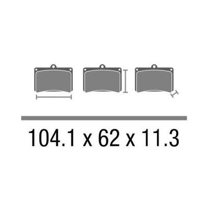 Set Pasticche Brembo 07hd1011 Cc Carbon Ceramica