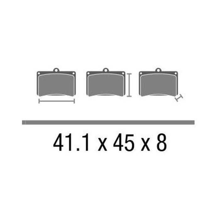 Set Pasticche Brembo 07ho09sd Sint. Off-road Nd