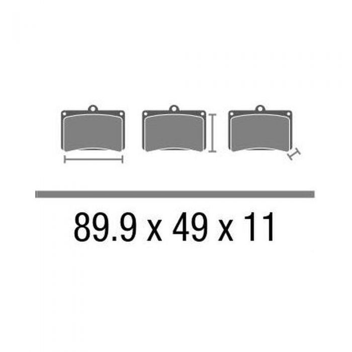 Set Pasticche Brembo 07ho10sp Sint. Road Post. Nd