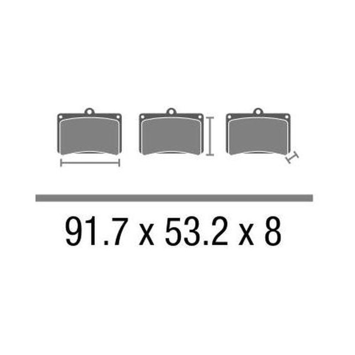 Set Pasticche Brembo 07ho1406 Cc Carbon Ceramica Nd