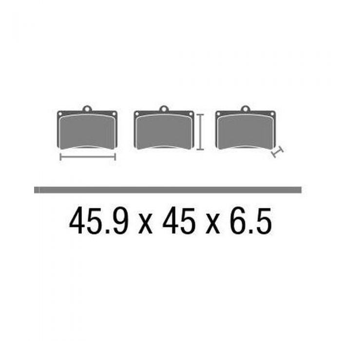 Set Pasticche Brembo 07ho22sd Sint. Off-road Nd