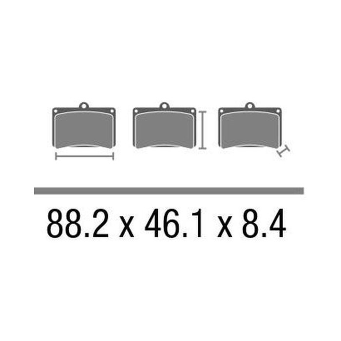 Set Pasticche Brembo 07ho2307 Cc Carbon Ceramica Nd