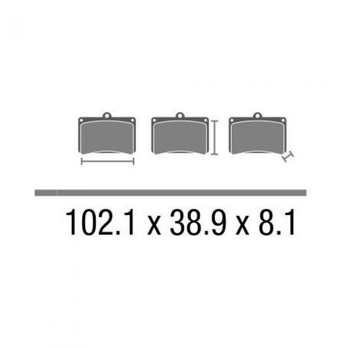 Set Pasticche Brembo 07ho30sc Sint. Racing Nd