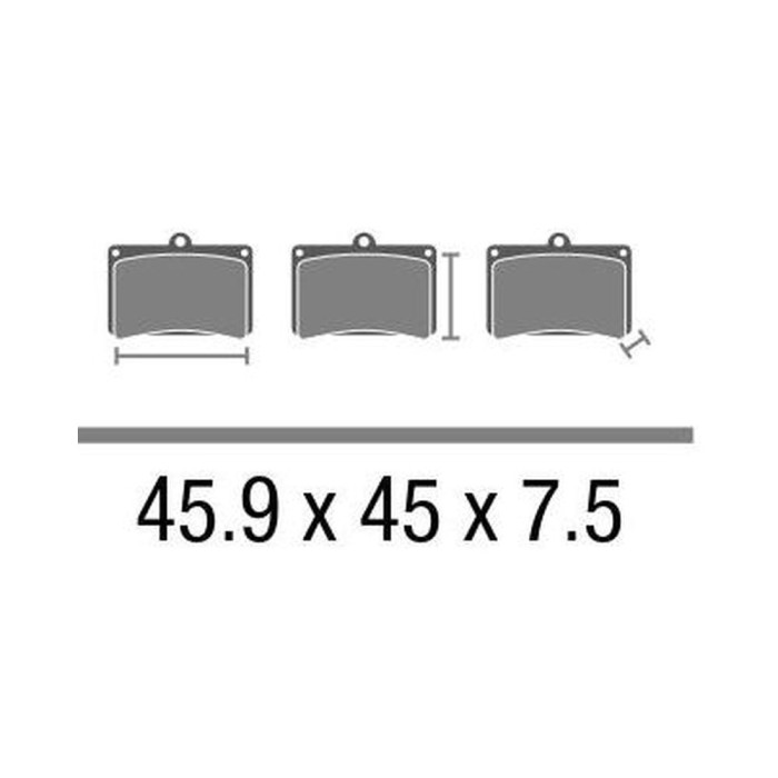 Set Pasticche Brembo 07ho32sx Sint. Off-road Motard Nd