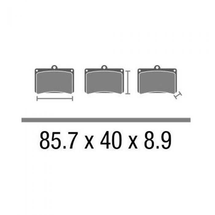 Set Pasticche Brembo 07ho36sp Sint. Road Post.