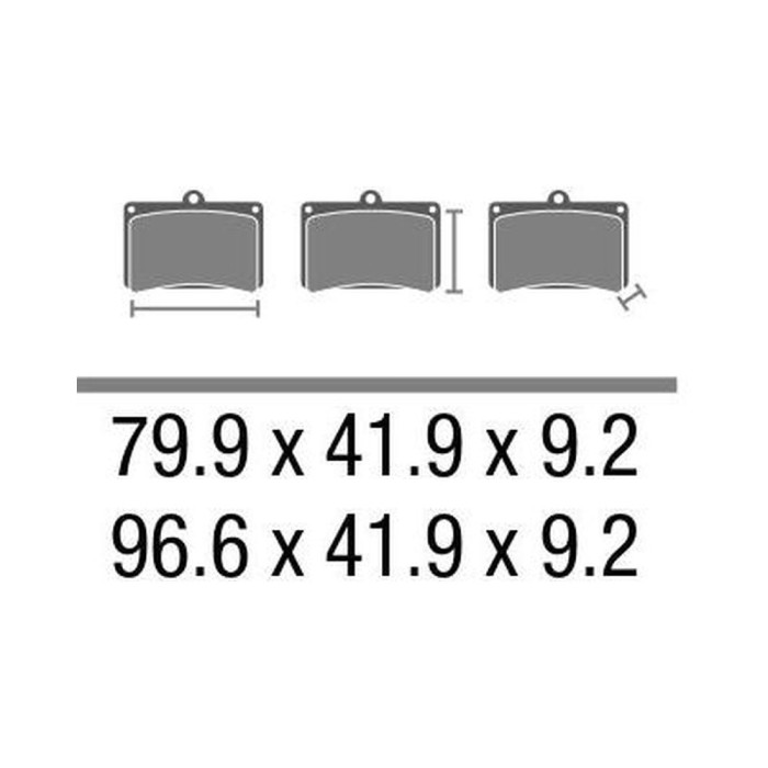 Set Pasticche Brembo 07ho4008 Cc Carbon Ceramica Nd