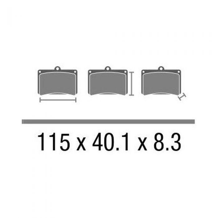 Set Pastiglie Brembo Sint. Stradale 07ho42la