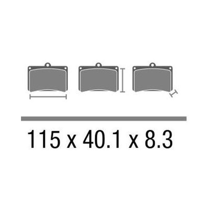 Set Pasticche Brembo 07ho4308 Cc Carbon Ceramica