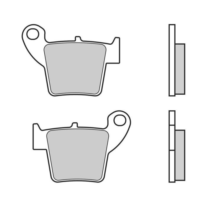 Set Pasticche Brembo 07ho48tt Carbon Ceramico Off-road Nd