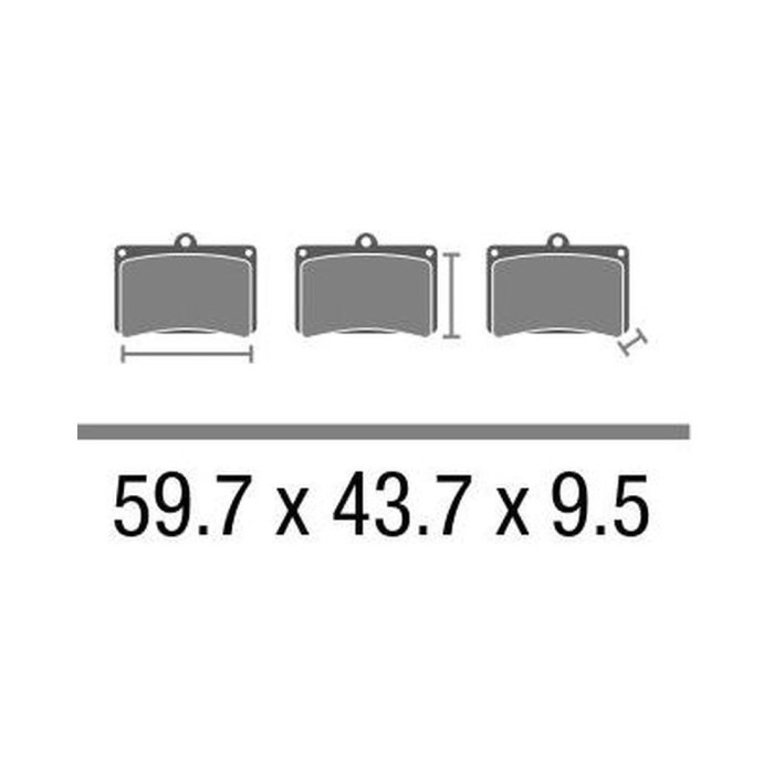 Set Pasticche Brembo 07ho48sd Sint. Off-road Nd