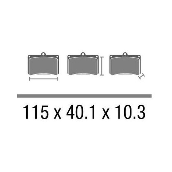 Set Pastiglie Brembo Sint. Stradale Post 07ho52sp