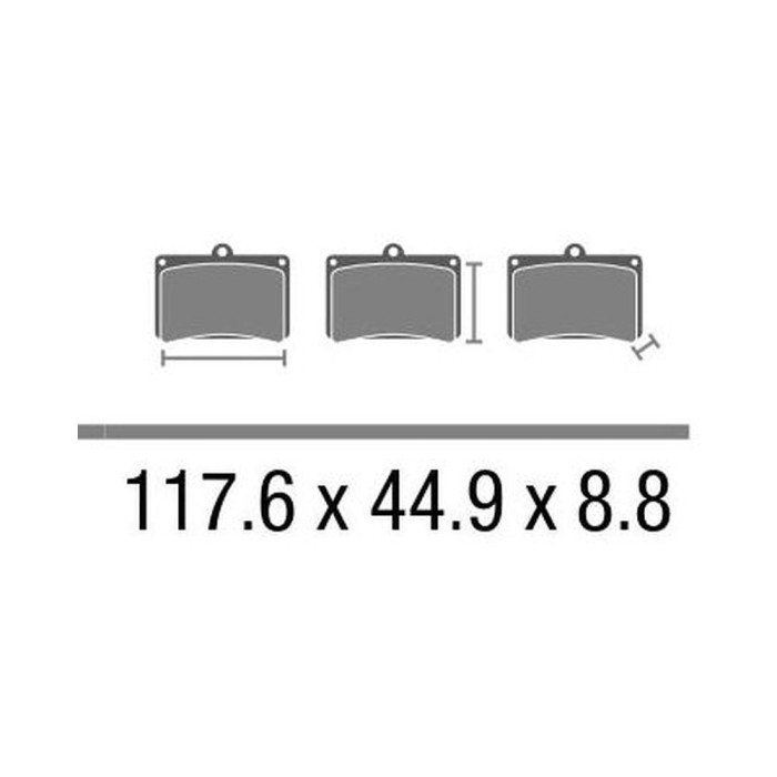 Set Pastiglie Brembo Sint. Stradale 07ho57la