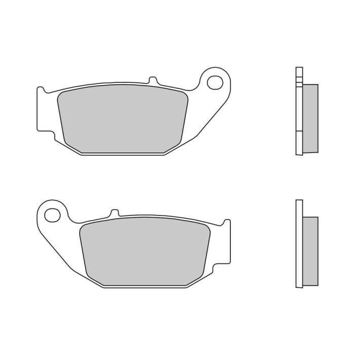 Set Pastiglie Brembo Organica 07ho61cc