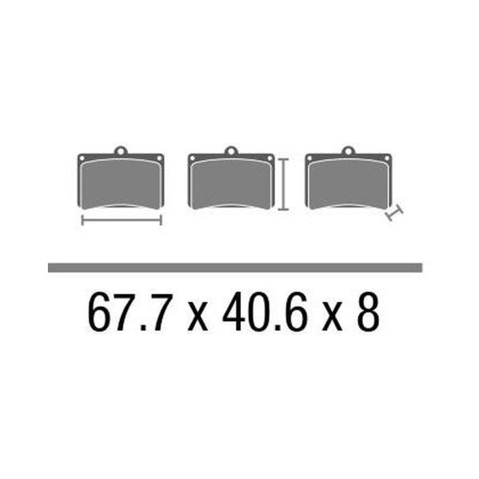 Set Pasticche Brembo 07ka0506 Cc Carbon Ceramica Nd