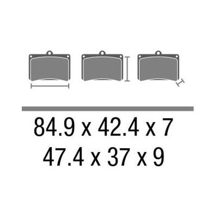 Set Pastiglie Brembo Sint. Off-road Racing 07ka07sx