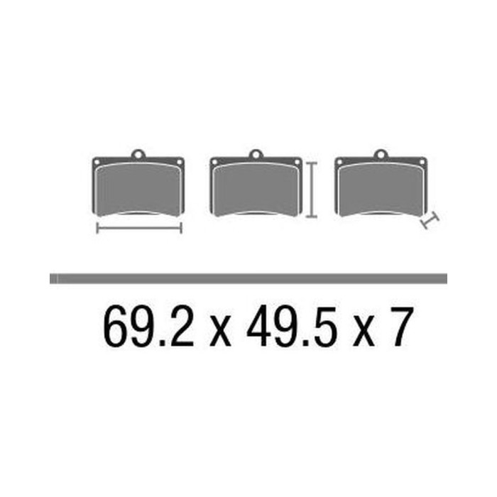 Set Pastiglie Brembo Sint. Stradale 07ka23la