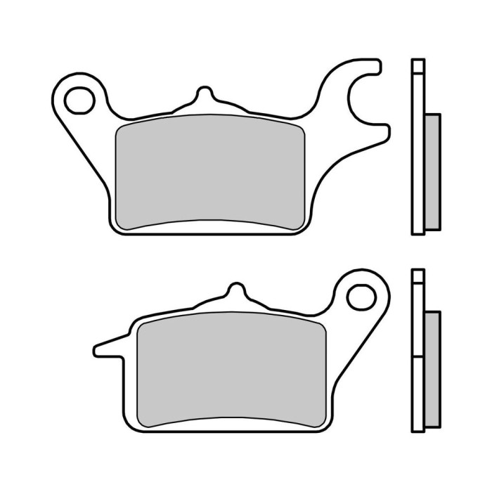 Set Pastiglie Brembo Organica 07ka30cc
