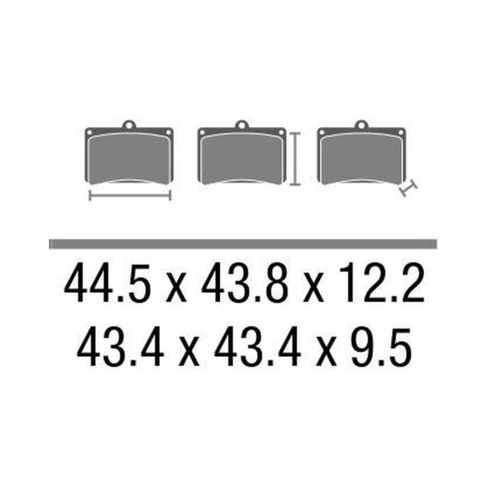 Set Pasticche Brembo 07ks0321 Cc Carbon Ceramica Nd