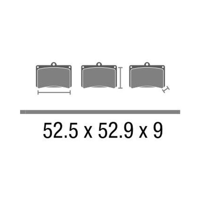 Set Pasticche Brembo 07ks0507 Cc Carbon Ceramica