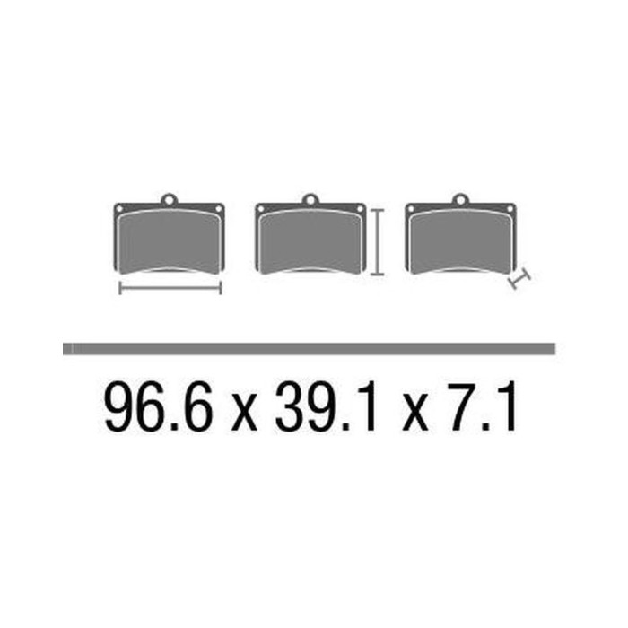 Set Pasticche Brembo 07po0106 Cc Carbon Ceramica Nd