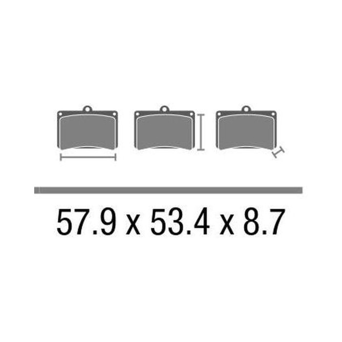 Set Pasticche Brembo 07su0607 Cc Carbon Ceramica Nd