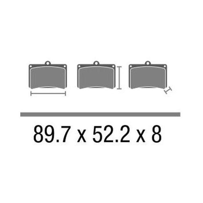 Set Pastiglie Brembo Sint. Stradale 07su19la
