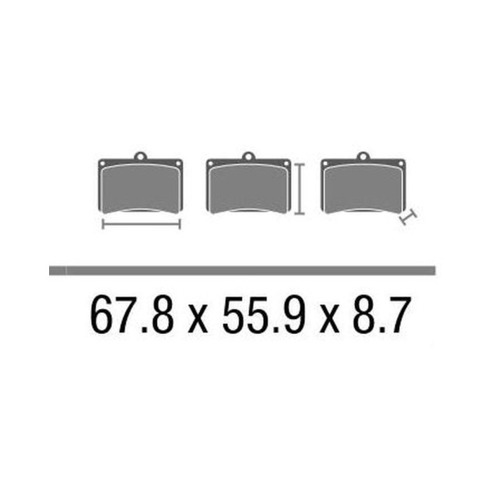 Set Pasticche Brembo 07ya1207 Cc Carbon Ceramica Nd