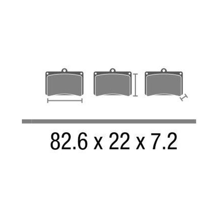 Set Pasticche Brembo 07ya16sd Sint. Off-road Nd