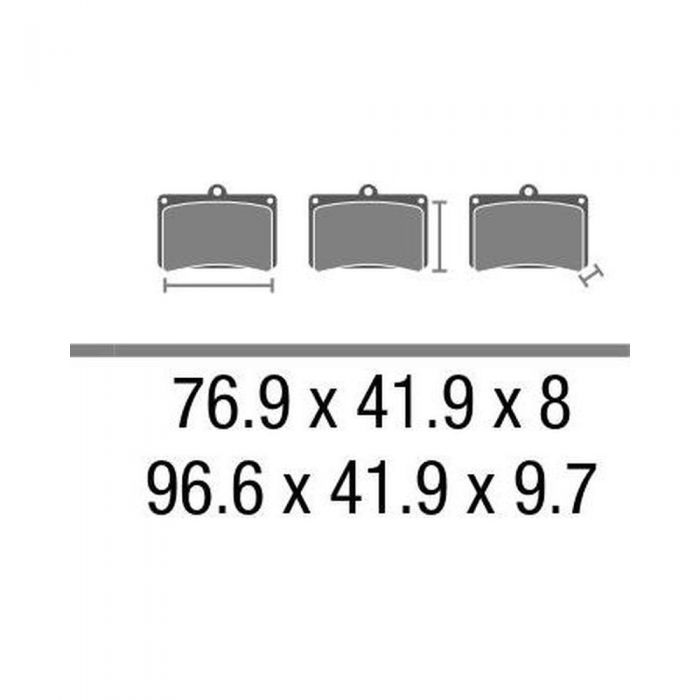 Set Pasticche Brembo 07ya20sp Sint. Road Post. Nd