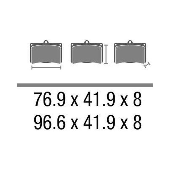 Set Pastiglie Brembo Sint. Stradale Post 07ya22sp