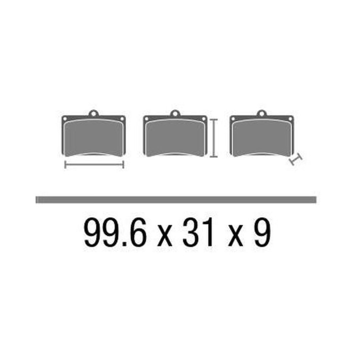 Set Pasticche Brembo 07ya3707 Cc Carbon Ceramica