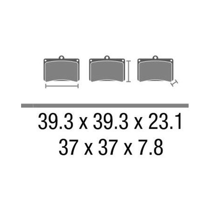 Set Pasticche Brembo 07ya44sd Sint. Off-road Nd
