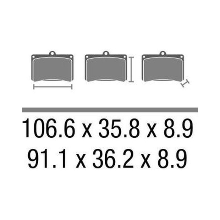 Set Pasticche Brembo 07ya51sd Sint. Off-road Nd