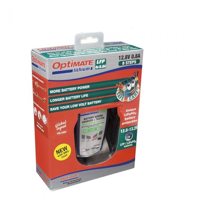 Caricabatterie Optimate Lithium 4s 0.8a