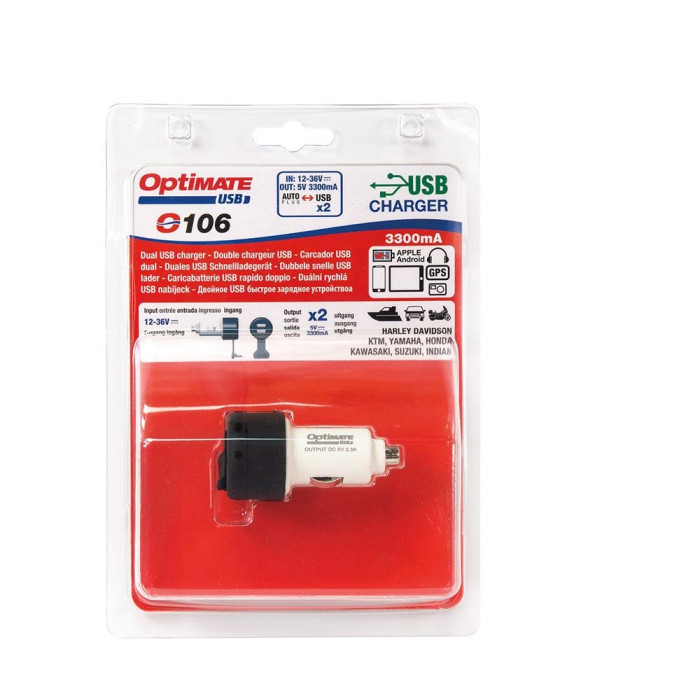 Presa 106 Usb Per Accendisigari(2 Uscite