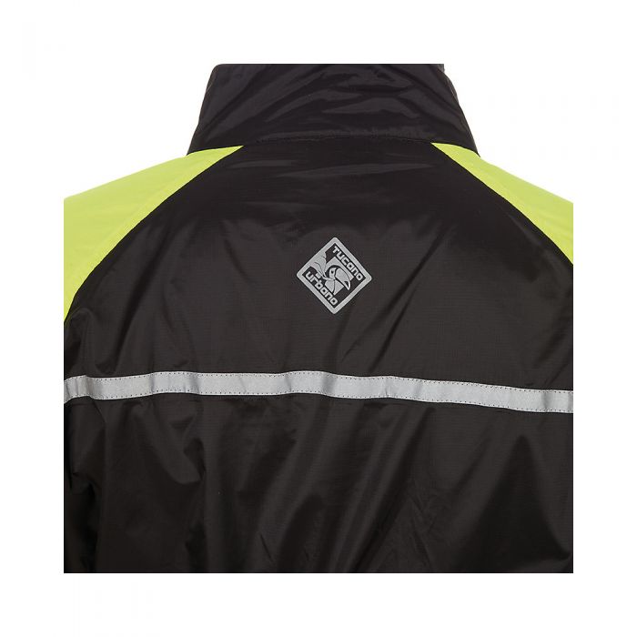 Tuta Antipioggia Nano Plus Nero Giallo Fluo