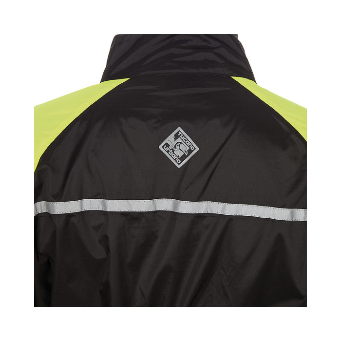 Tuta Antipioggia Nano Plus Nero Giallo Fluo