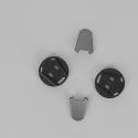 nospcpl00000111-0000.jpg| PLACCHETTE & CURSORI NOLAN DARK INOX FLAT N43AIR/N43