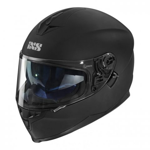 Full-face helmet Ixs 1100 1.0 with matt black sun visor