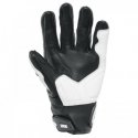 Kurzer Sport Ziegenlederhandschuh Ixs rs-400 schwarz weiß