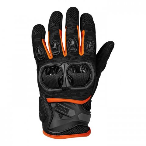 Guanto Tour Ixs Montevideo Nero Argento Arancio