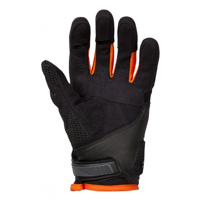 Tourhandschuh Ixs Montevideo Schwarz Silber Orange