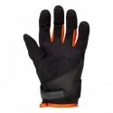 Guanto Tour Ixs Montevideo Nero Argento Arancio