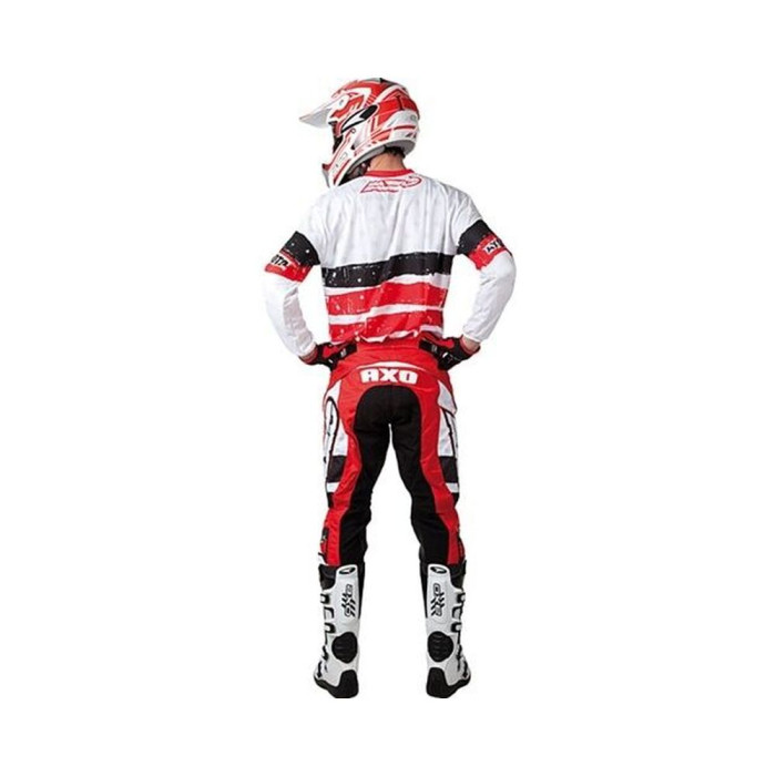 Pantalone Cross Axo Mx3t0030 Pistol Vn Rosso Fant