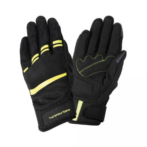 Guante Tucanourbano 9962hw Lady Pen Negro - Amarillo Fluo